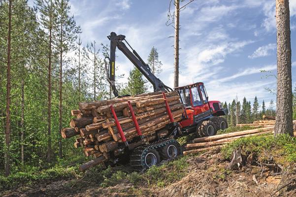Komatsu 875 форвардер